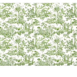 Antilles Toile Green ATWW15172 by Anna French Designer Wallpaper