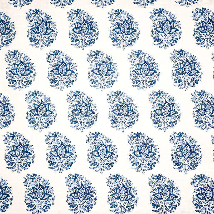 Arjan # 128 Tile by Maxwell Designer Fabric Color Theory-Vol. Ix Pacific 100% COTTON SPAIN V-6.5" H-3" 55" - Swanky Fabrics -