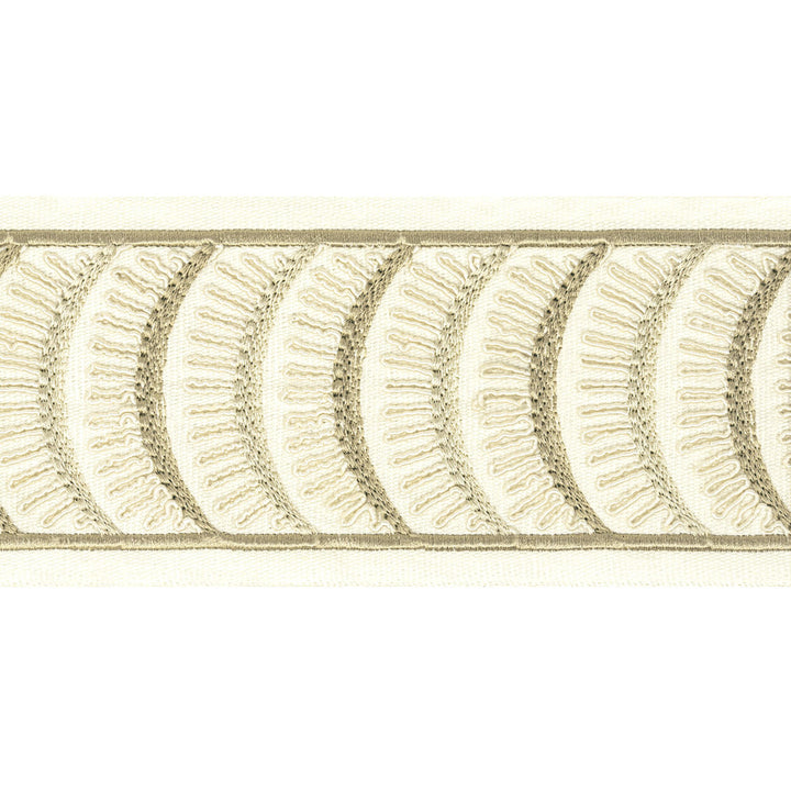 Aura Tape 2 Sandune by Stout Designer Trim STITCHED UP TRIM 100%COT %BEMB INDIA CATB 117-2013 WYZENBEEK 6 000 DOUBLE RUB WEAR TEST (LIGHT DUTY) Horizontal: 4.000 and Vertical: 1.875 4 in - Swanky Fabrics -