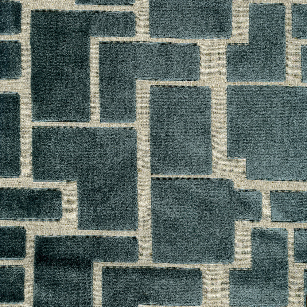 Radiate 302 H2O by ABBEYSHEA Designer Fabric 21% Polyester, 10% Linen, 69% Rayon China 130,000 Double Rubs (Wyzenbeek) </p><p>Repeat: Horizontal: 8.27" (21 cm) Up the Roll and Vertical: 13.78" (35 cm) Across the Roll 56" (142 cm) - Swanky Fabrics -