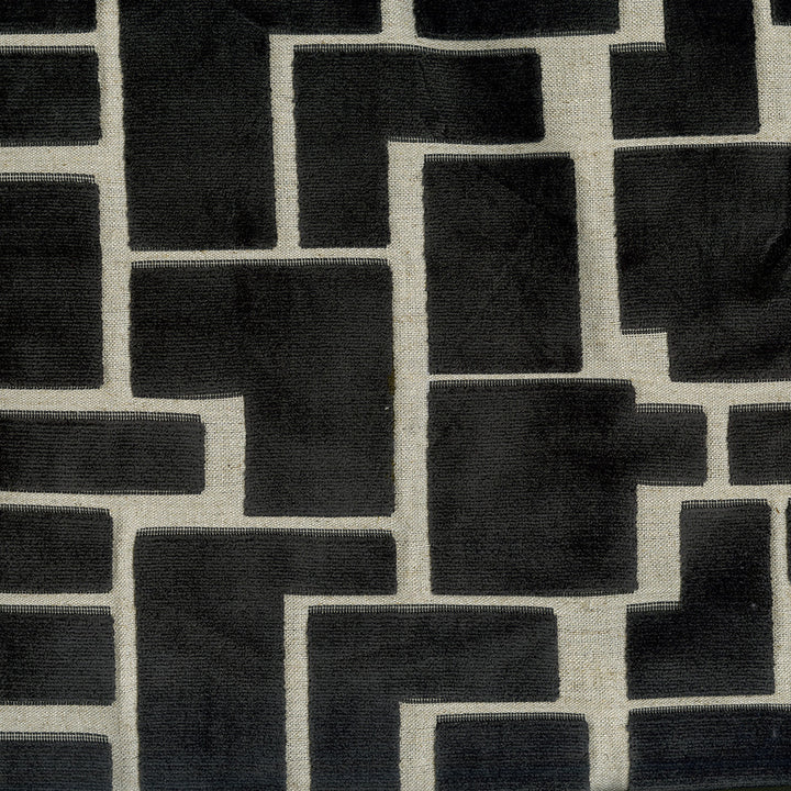 Radiate 908 Charcoal by ABBEYSHEA Designer Fabric N/A 100% Polyester China </p><p>Repeat: Horizontal: 5.9" (15.0 cm) Across the Roll and Vertical: 37.8" (96.0 cm) Up the Roll 59" (149 cm) - Swanky Fabrics -