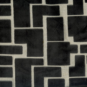 Radiate 908 Charcoal by ABBEYSHEA Designer Fabric