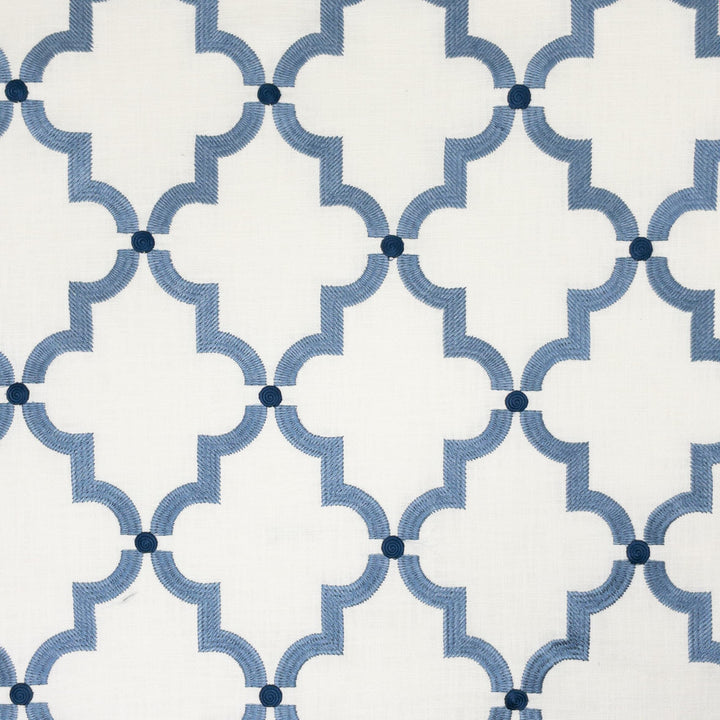 Avatar 2 Lake by Stout Designer Fabric RAINBOW LIBRARY DENIM/INDIGO 100%COT %VEMB INDIA MARTINDALE WEAR TEST (30 000 CIRCULAR RUBS) Horizontal: 6.250 and Vertical: 7.625 51 in - Swanky Fabrics -
