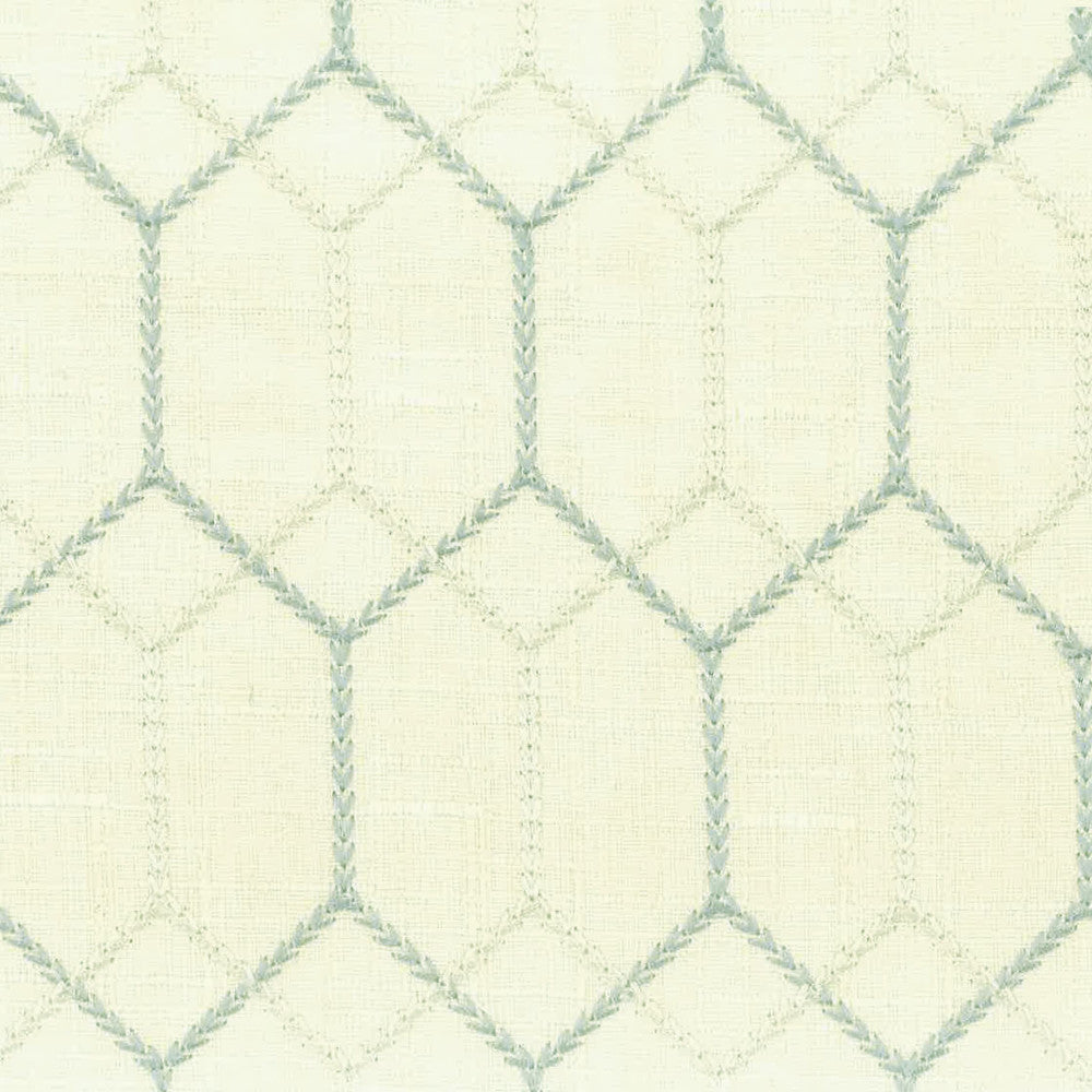Avenue 2 Moonstone by Stout Fabric Stout Fabric Avenue 2 MoonstoneFabric COLOR MY WINDOW BREEZE/INK 98%POL 2%NYL %VEMB CHINA </p><p>Repeat: H: 2.625, V: 5.750 53 in - Fabric Carolina -