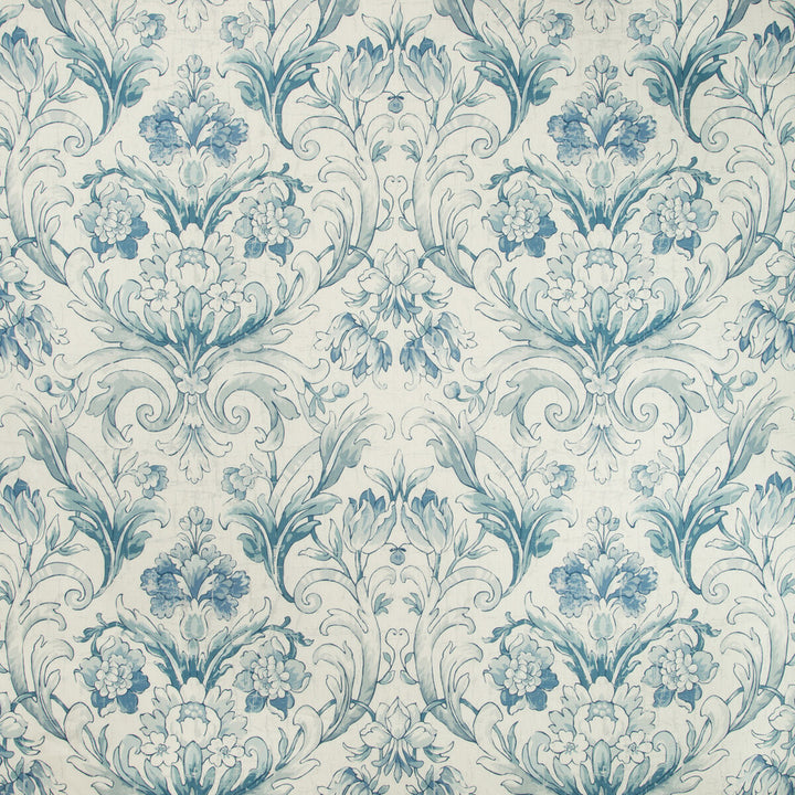 Avenham Lake by Kravet Basics Designer Fabric GREENWICH COLLECTION LINEN - 100% China MEDIUM Horizontal: 27 and Vertical: 30 54 - Swanky Fabrics -
