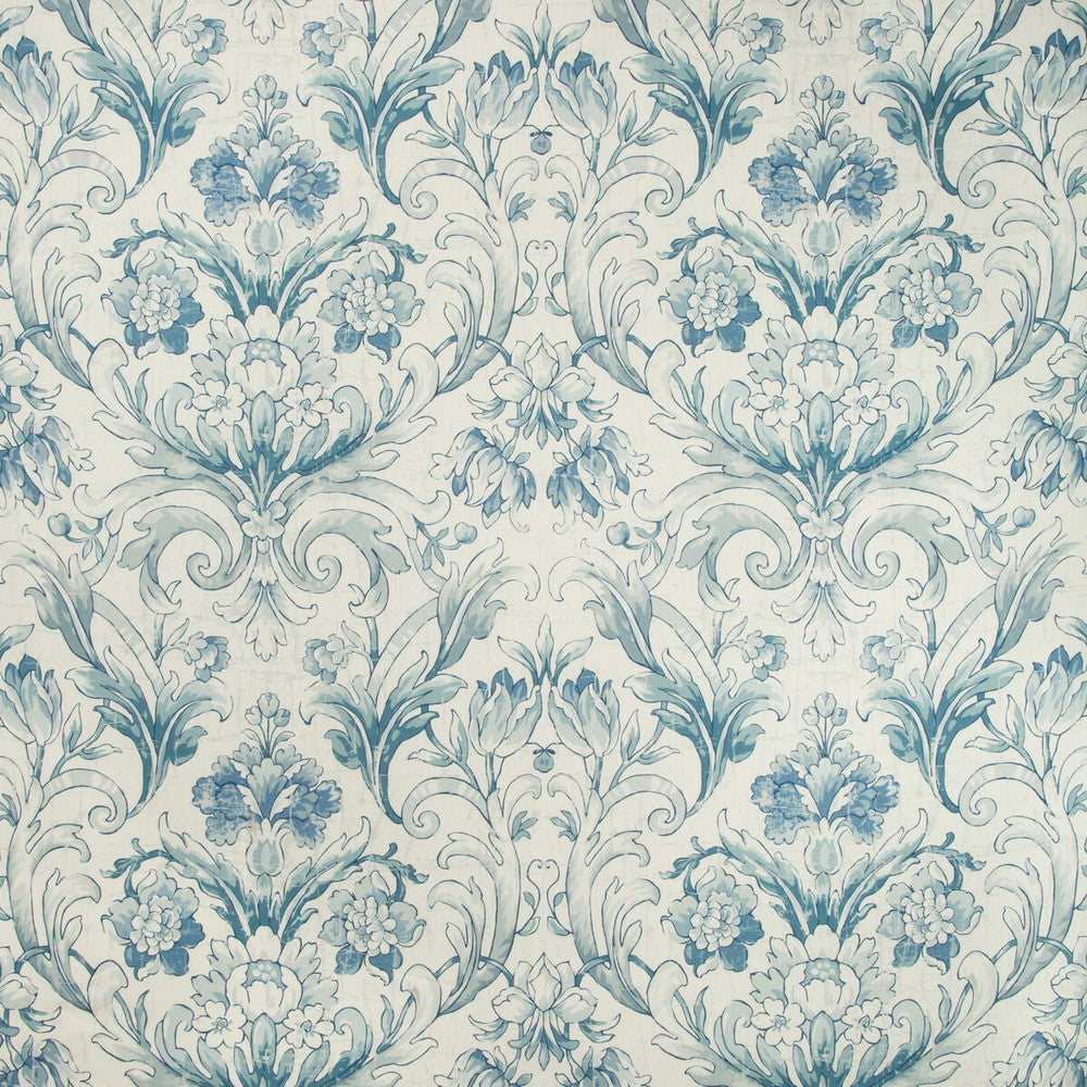 Avenham Lake by Kravet Basics Designer Fabric GREENWICH COLLECTION LINEN - 100% China MEDIUM Horizontal: 27 and Vertical: 30 54 - Swanky Fabrics -
