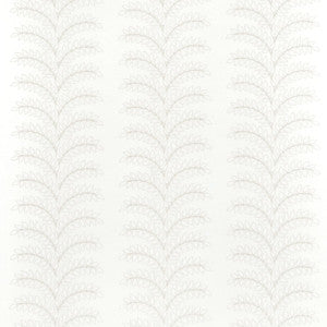 Frondescence Embroidery Off White AW16103 by Thibaut Designer Fabric