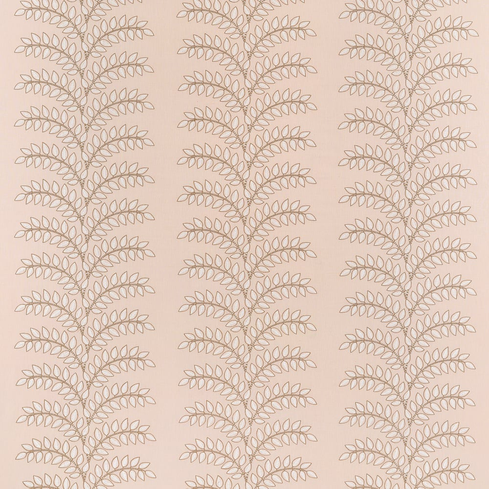 Frondescence Embroidery Blush AW16105 by Thibaut Fabric Thibaut Fabric Frondescence Embroidery Blush AW16105Fabric SOLEIL U.S.A </p><p>Repeat: H: 16.75 in (42.55 cm), V: 3.75 (9.53 cm) 51.5 in  (130.81 cm) - Fabric Carolina -