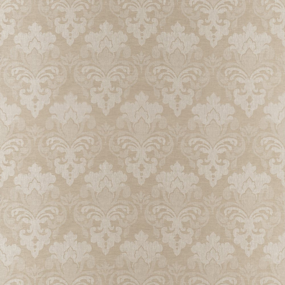Darcey Damask Beige AW16121 by Thibaut Fabric Thibaut Fabric Darcey Damask Beige AW16121Fabric SOLEIL U.S.A </p><p>Repeat: H: 13.5 in (34.29 cm), V: 24.5 (62.23 cm) 54 in  (137.16 cm) - Fabric Carolina -
