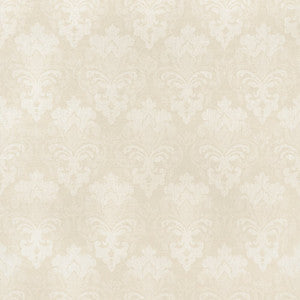 Darcey Damask Ivory AW16123 by Thibaut Designer Fabric