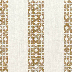 Fairmont Stripe Embroidery Bronze AW23127 by Anna French Designer Fabric