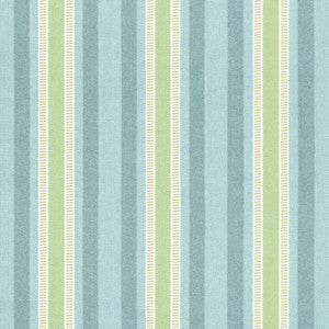 Dearden Stripe Turquoise and Green AW23152 by Anna French Designer Fabric