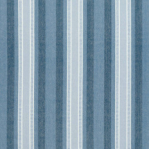 Dearden Stripe Navy AW23156 by Anna French Designer Fabric
