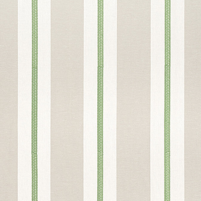 Alden Stripe Embroidery Kelly AW24530 by Anna French Fabric Anna French Fabric Alden Stripe Embroidery Kelly AW24530Fabric Devon Fabric Book 50% Cotton, 40% Linen, 10% Viscose INDIA </p><p>Repeat: V: 0 54 - Fabric Carolina -