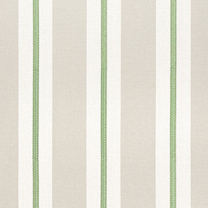Alden Stripe Embroidery Kelly AW24530 by Anna French Designer Fabric