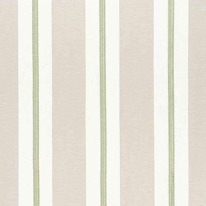 Alden Stripe Embroidery Sage AW24532 by Anna French Fabric Anna French Fabric Alden Stripe Embroidery Sage AW24532Fabric Devon Fabric Book 50% Cotton, 40% Linen, 10% Viscose INDIA </p><p>Repeat: V: 0 54 - Fabric Carolina -