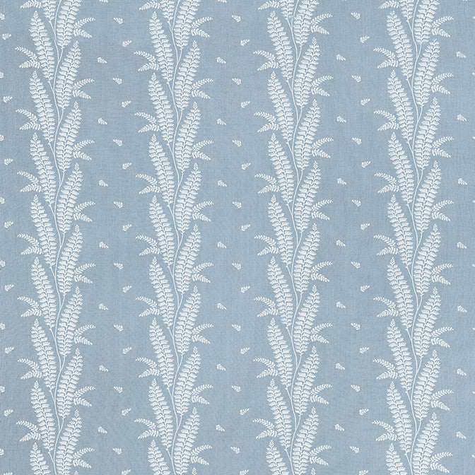 Ensbury Fern Blue AW57827 by Anna French Fabric Anna French Fabric Ensbury Fern Blue AW57827Fabric Bristol Fabric Book 66% Linen, 34% Cotton INDIA </p><p>Repeat: V: 7 54 - Fabric Carolina -