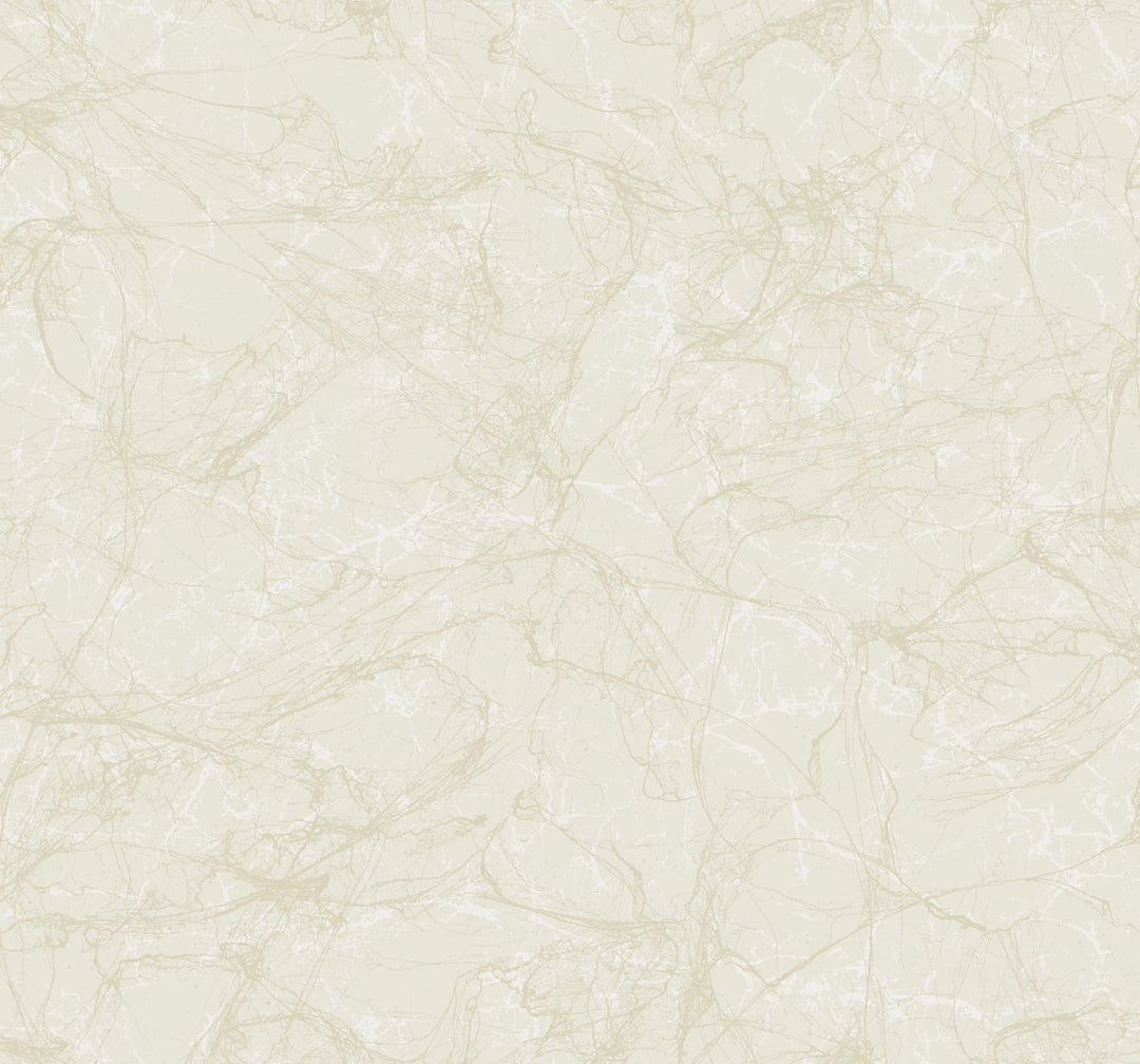 Paint Splatter Metallic Gold and Ivory AW71425 by Seabrook Designs Designer Wallpaper