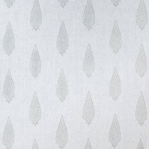 Manor Embroidery Grey on Off White AW73006 by Anna French Designer Fabric