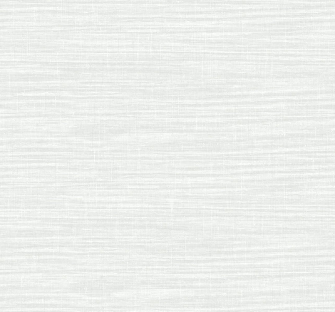 Linen Weave Metallic Silver and Pearl AW74000 by Seabrook Designs Designer Wallpaper