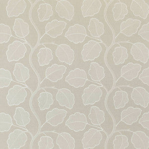 Chestnut Tree Embroidery Natural AW9122 by Anna French Designer Fabric