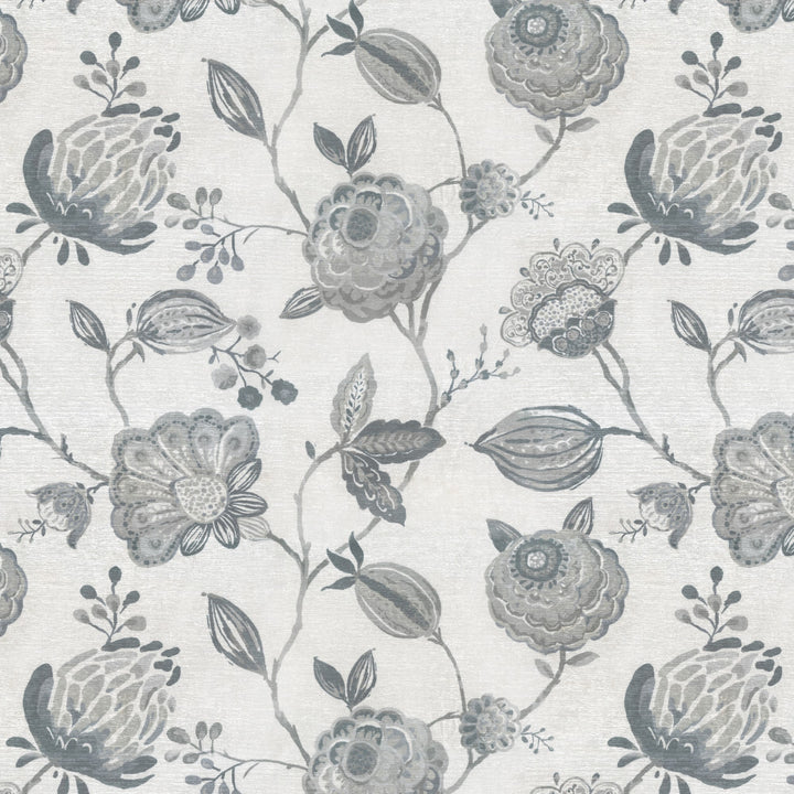 Awaken 65J8591 by JF Designer Fabric Midnight Waters 100% Polyester India 30000 Horizontal: 26.5 and Vertical: 24.25 54 - Swanky Fabrics -