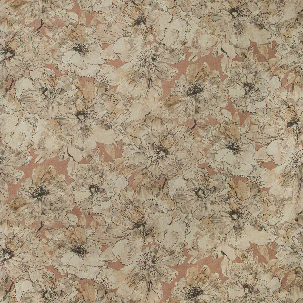 Ayrlies Blush/Natural by Kravet Couture Designer Fabric MODERN COLORS-SOJOURN COLLECTION LINEN - 100% Austria MEDIUM Horizontal: 54.5 and Vertical: 36 54.5 - Swanky Fabrics -
