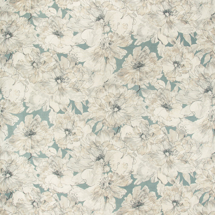 Ayrlies Soft Blue by Kravet Couture Designer Fabric MODERN COLORS-SOJOURN COLLECTION LINEN - 100% Austria MEDIUM Horizontal: 54.5 and Vertical: 36 54.5 - Swanky Fabrics -