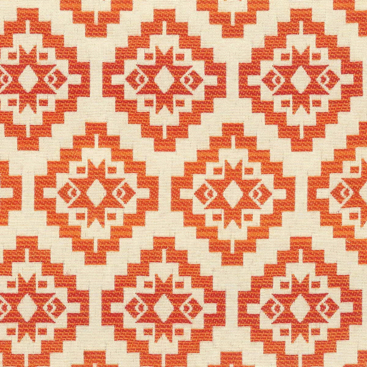 Aztec 1 Mandarin by Stout Designer Fabric RAINBOW LIBRARY MANGO/MELON 65%POL 35%SVI USA FLAME RETARDANT-UFAC CLASS 2 WYZENBEEK 27 000 DOUBLE RUB WEAR TEST (HEAVY DUTY) </p><p>Repeat: 3.875 54 in - Swanky Fabrics -