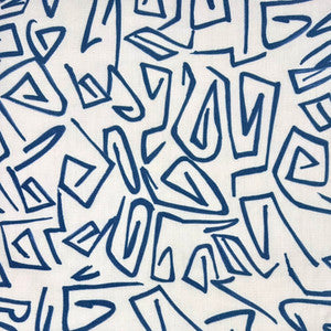 Abstract Blue by Europatex Designer Fabric