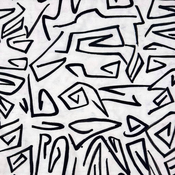 Abstract Onyx by Europatex Designer Fabric Abstract 100% Cotton 55.00 inches - Swanky Fabrics -