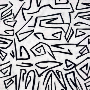Abstract Onyx by Europatex Designer Fabric