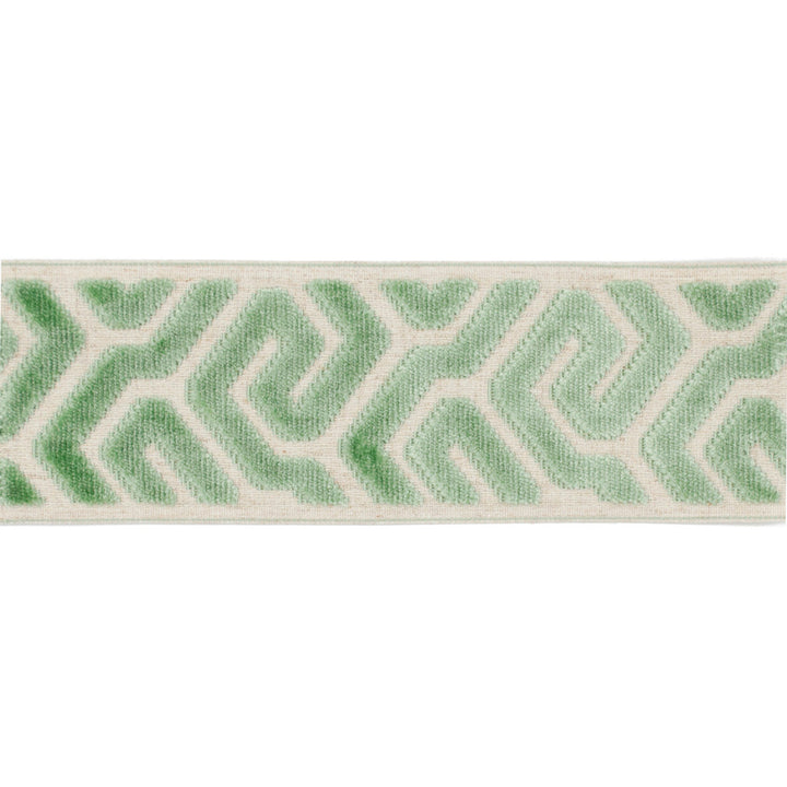 Agos Carribean Green by Europatex Designer Fabric Agos 100% Polyester 3.50 inches - Swanky Fabrics -