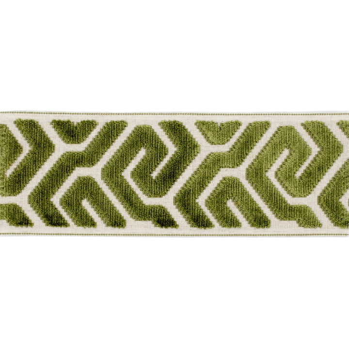 Agos Lime by Europatex Designer Fabric Agos 100% Polyester 3.50 inches - Swanky Fabrics -