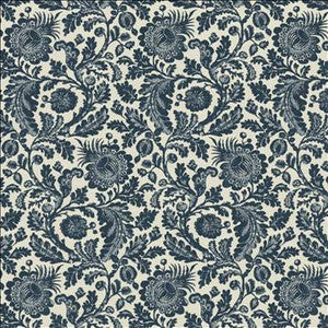 All A Flutter Indigo by Kasmir Designer Fabric