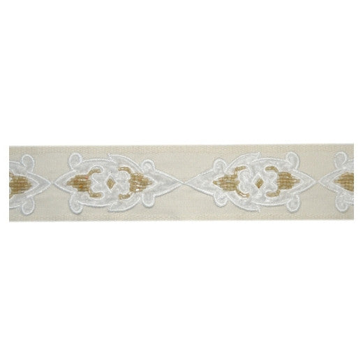 Americas - Cream by Europatex Designer Fabric Avenue Collection 80% Rayon / 20% Acrylic China See Sample Horizontal: N/A and Vertical: N/A 2.00 inches  - Swanky Fabrics -