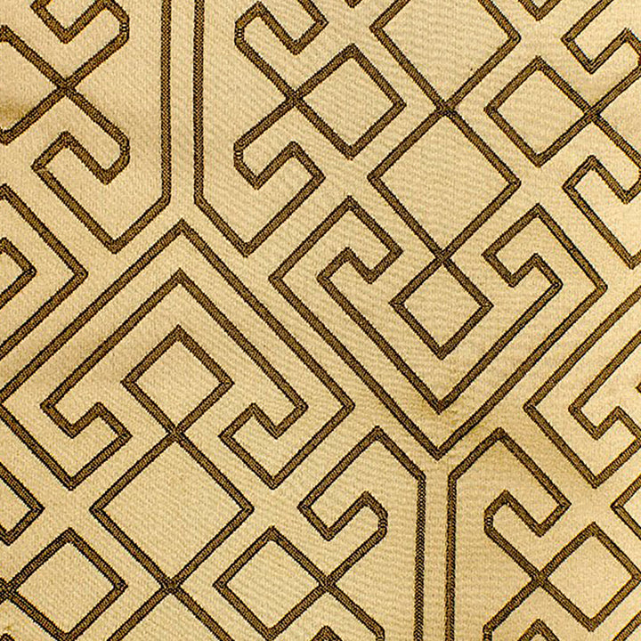Ariel A Mocha by Europatex Designer Fabric Ariel 100% Polyester 04.93" H, 07.97" V 55.00 inches - Swanky Fabrics -