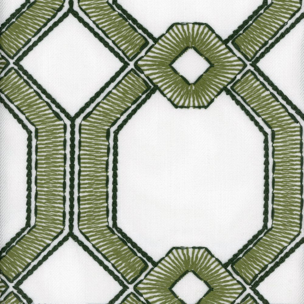Avignon Grass by Heritage Designer Fabric - 100% Polyester USA or Imported Horizontal: 6.75" and Vertical: 53.5" - Swanky Fabrics -