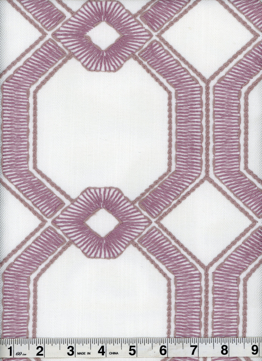 Avignon Thistle by Heritage Fabric - 100% Polyester - India - 15000 - V: 6.5"  H: 6.75" - 54" - Fabric Carolina -