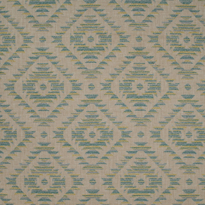 Aztec Geneva Juniper by Europatex Designer Fabric Aztec 100% Polyester 6.85"Â H, 6.75" V 54.00 inches - Swanky Fabrics -