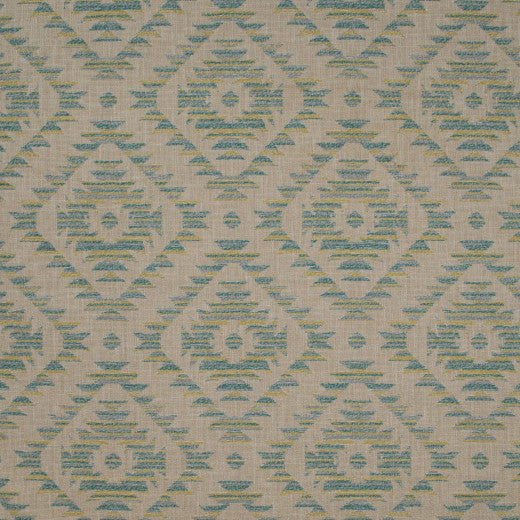 Aztec Geneva - Juniper by Europatex Designer Fabric Aztec 65% Polyester, 35% Cotton China See Sample Horizontal: N/A and Vertical: N/A 54.00 inches  - Swanky Fabrics -