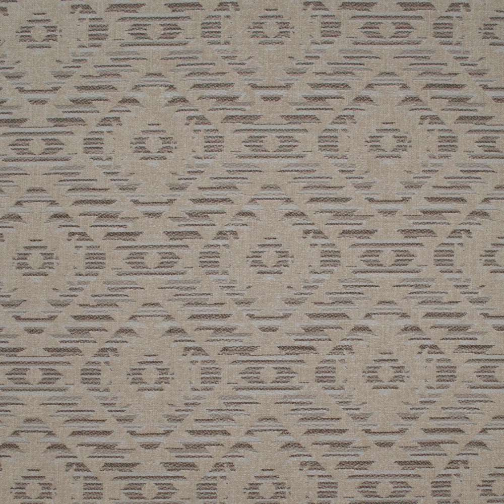 Aztec Geneva Pebble by Europatex Designer Fabric Aztec 100% Polyester 6.85" H, 6.75" V 54.00 inches - Swanky Fabrics -
