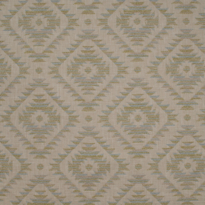 Aztec Geneva Sage by Europatex Designer Fabric Aztec 100% Polyester 6.85"Â H, 6.75" V 54.00 inches - Swanky Fabrics -