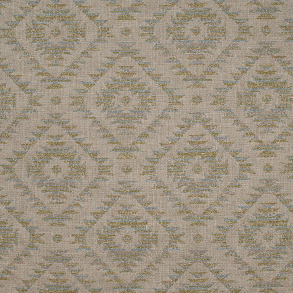 Aztec Geneva Sage by Europatex Designer Fabric Aztec 100% Polyester 6.85" H, 6.75" V 54.00 inches - Swanky Fabrics -