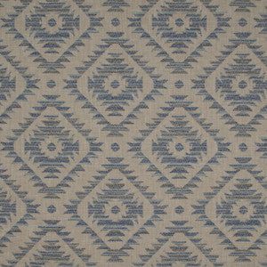 Aztec Geneva Sky by Europatex Designer Fabric