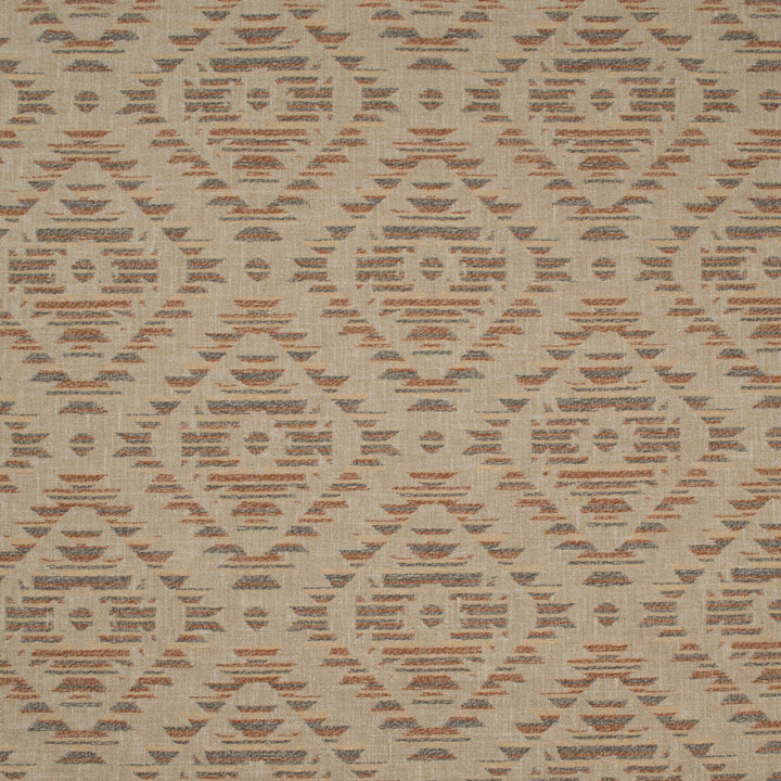 Aztec Geneva Spice by Europatex Designer Fabric Aztec 100% Polyester 6.85" H, 6.75" V 54.00 inches - Swanky Fabrics -