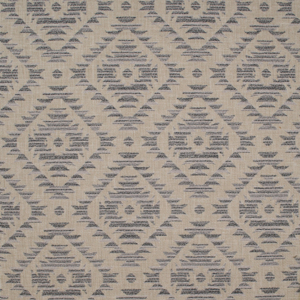 Aztec Geneva Stone by Europatex Designer Fabric Aztec 100% Polyester 6.85" H, 6.75" V 54.00 inches - Swanky Fabrics -