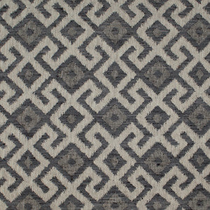 Aztec Neve Charcoal by Europatex Designer Fabric