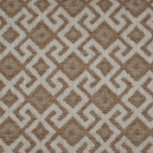 Aztec Neve - Chestnut by Europatex Designer Fabric Aztec 86% Poyester, 14% Cotton China See Sample Horizontal: N/A and Vertical: N/A 54.00 inches  - Swanky Fabrics -