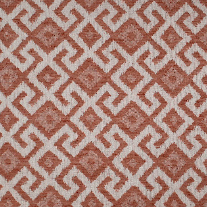 Aztec Neve Coral by Europatex Designer Fabric Aztec 86% Poyester, 14% Cotton 6.85" H, 6.85" V 54.00 inches - Swanky Fabrics -